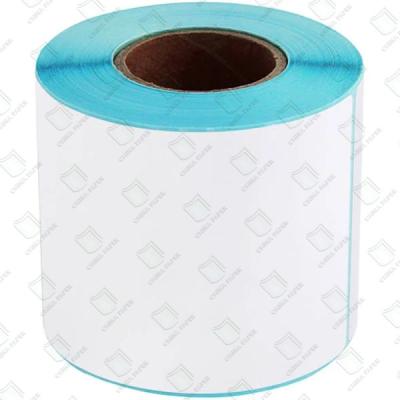 China Hoge stijfheid thermisch ontvangstpapier Printerpapier 55gm Jumbol thermisch papieren kaartjes Te koop