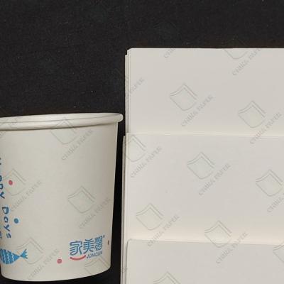 China Calidad alimenticia Copo de papel desechable cartón de papel sin recubrimiento Copo de papel Copo de papel Materia prima en venta