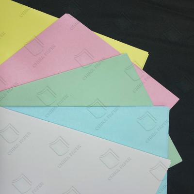 China 500-Sheet Invoice Paper in Assorted Colors No Perforation for sale