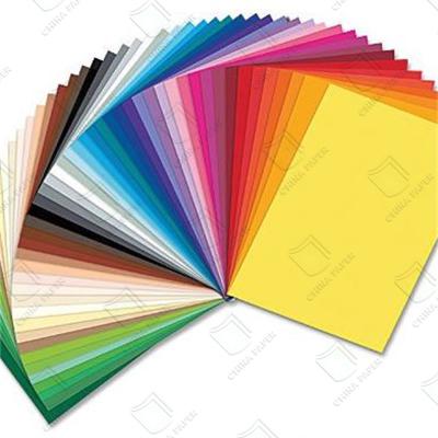 China 100% Wood Pulp Uncoated Woodfree Color Paper For Offset Printing for sale