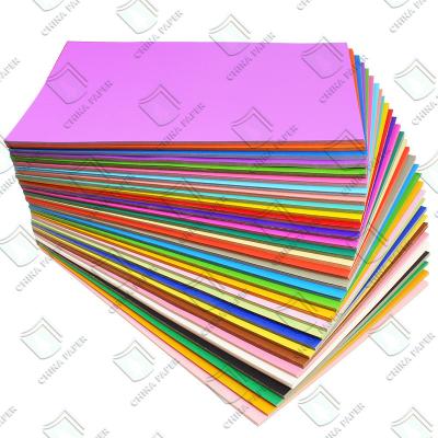 China Color Offset Copy Paper Bulk Packing to Cutting Different Size Color Card Paper for sale