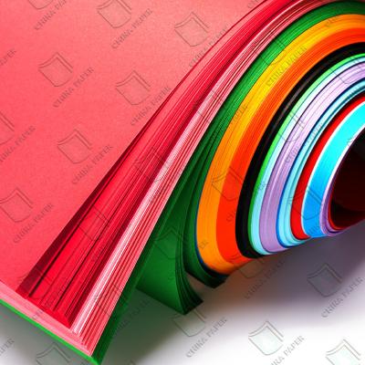 China Top Manufacturer Company Selling Colorful Paper Customizable Color Printing Paper for sale