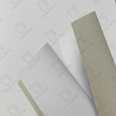 China Tarjetas grises laminadas recicladas de celulosa mixta en venta