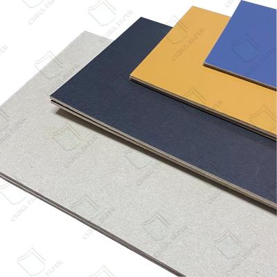 Cina 700 - 1500 mm rigidità rigida Carta di cartone grigio / cartone grigio laminato in vendita