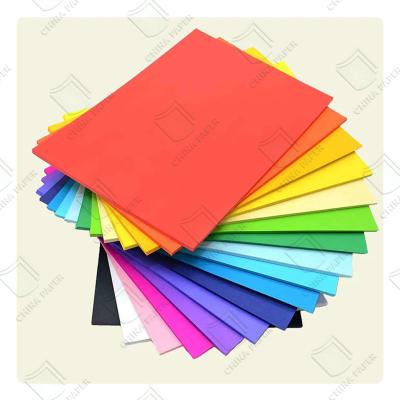 China High Brightness Colorful Handicraft Color Paper 60g 70g 80g Color Copy Paper Coolor Offset Paper for sale