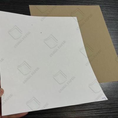 China High quality  uncoated/coated white top testliner 125gsm 880mm width for packaging boxes for sale