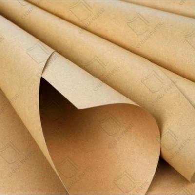 China Kleurzak Kraftpapier voor het inpakken Craftpapier voor papieren zakken Bruin Kraftpapier Te koop