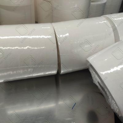 China 1-4 Ply Flushable Toilet Tissue Paper Size From 180mm To 2850mm for sale