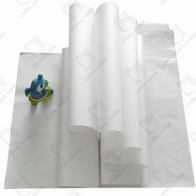 China Bleached Mg White Kraft Paper For Food Container Wrapping Packaging MG Paper for sale