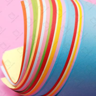 China 100% Wood Pulp Color Paper Colorful A4 Color Paper Colored Board Construction Paper For Office & Stationery Uses for sale