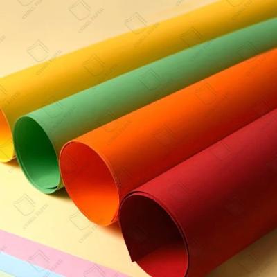 China Color Paper Colored Bristol Board Roll Sheet Size Creative Paper for Art Projects Premium Color Paper for Schools for sale