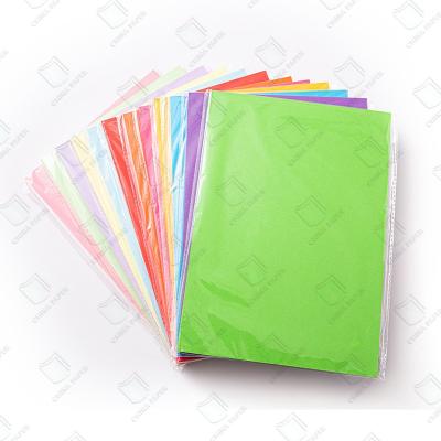 China Multicolor Manila Paper 100% Wood Pulp A4 Colorful Cardstock for Creative DIY and Craft Projects for sale