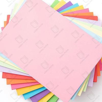 China Premium Manila Paper Vibrant Printing Paper Colorful Copy Sheets for Creative DIY Projects for sale