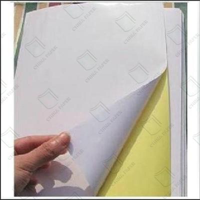 Китай 60gsm Yellow Glassine paper and Hot melt Glue for self-adhesive Paper Sticker продается