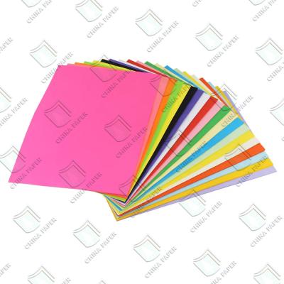 China 12 Kleuren 70g 75g 80g Kleurpapier Kleur Bristol Board A4 Grootte Voor Kind Schoolapparaat Handwerk Kunsten Te koop