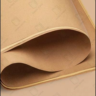 China 100% de celulosa virgen / material mezclado de celulosa Rollos de papel Kraft para el embalaje de cajas de cartón en venta