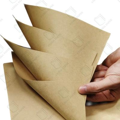 Chine 100% pâte vierge / pâte mélangée rouleaux de papier kraft pour emballage carton à vendre