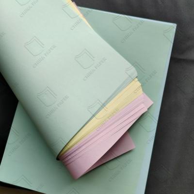 China 55g sheet size of carbonless paper with white back for sale