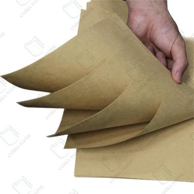 Chine Papier d'emballage Kraft de haute qualité Prix d'usine Papier Kraft brun à vendre