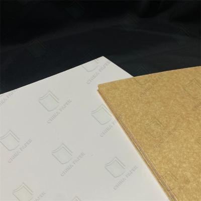 China China Mill Paper Coated Ckb Custom Size Voor wit met Kraft achterkant Te koop