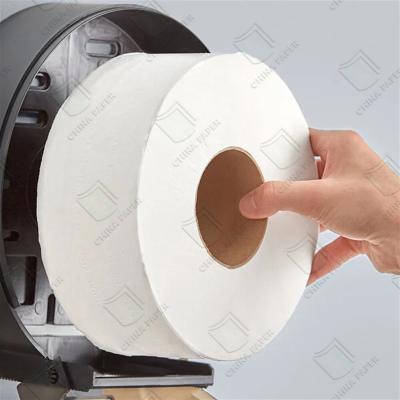 China 1-4 Ply milieuvriendelijk badkamerpapier van hoge kwaliteit maagdelijk hout pulp toiletpapier Te koop