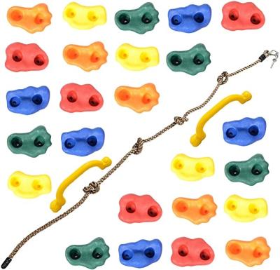 China Contemporary Climbing Stones Outdoor Adventure Rock Climbing Wall Stands Playground For Kids for sale