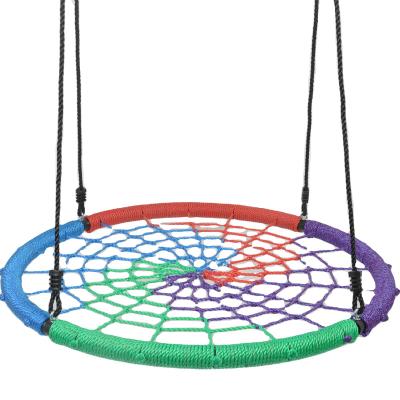 China 2022 Contemporary Net New Arrival Cobweb Rope Swing Saucer Nest Swing Adjustable Children Swing Kids Play for sale