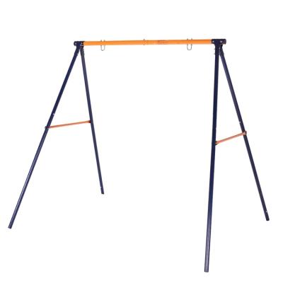 China Modern Red Durable Metal Material Triple Frame For Swing Garden Equipment Kid for sale