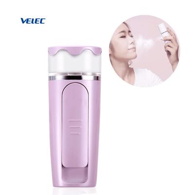 China Mini Nano Mist Sprayer Facial Spray Beauty Moisturizer Mist Spa Portable Steamer Wholesale Nano Refillable Vaporizer for sale