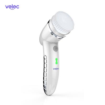 China 2021 Moisturizer Facial Massage Cleansing Brush With 4 Replaceable Brush Exfoliating Spinning Deep Cleansing Facial Brush for sale