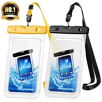 China Waterproof Cell Phone Bag Waterproof Pouch Underwater, Universal PVC Cell Phone Waterproof Case Dry Bag for sale