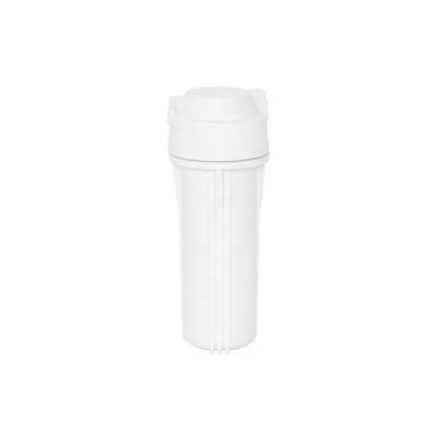 China Hotel 10 inch clean water filter housing 1/4 inch plastic thread for sale