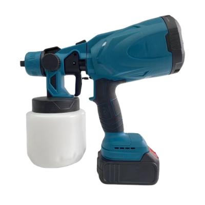 China The paint spray gun lithium battery cordless spray gun can be used to paint walls and floors furniture vehicles for sale