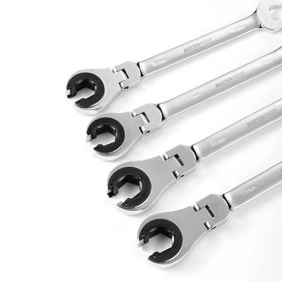 China New and Expensive Piping Repair Hand Tool High Quality Double Head Ratchet Wrench for sale