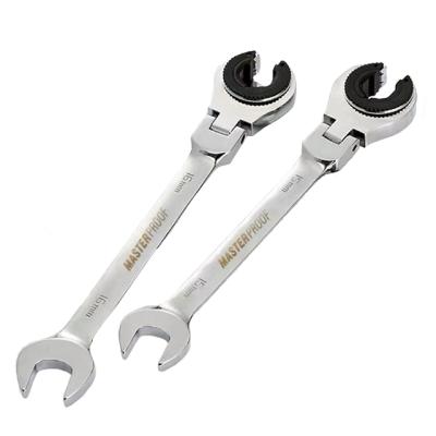 China Repair Hand Tool New Style Piping Rotary Open Ratchet Wrench for sale