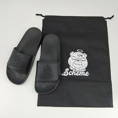 China Luxury Shock Resistance Non Woven Bag Making Manufacturers Small Tote Bag Wholesale Slipper Woven Bags Logan Custom Logo for sale