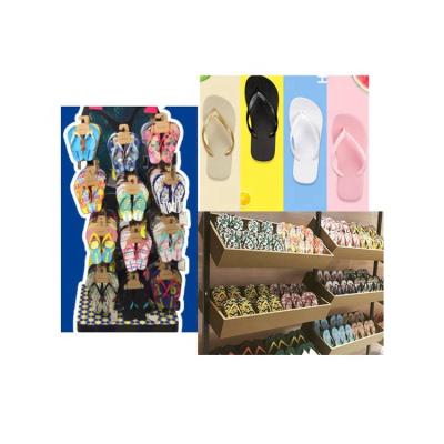 China Sublimation Flip Flop Blanks Cheap Women Anti-slippery Flip Flops Fold Rubber For Kids Summer Beach Slide Sandal Slipper Blank for sale