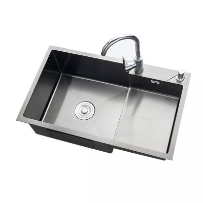 China Without Stainless Steel Handmade Kitchen Double Faucet Workstation Kitchen Sink Deep Bowl Undermount Sink for sale