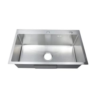 China Without Faucet Modern Simple Kitchen Sink Bowl Stainless Steel Handmade Kitchen Sink for sale