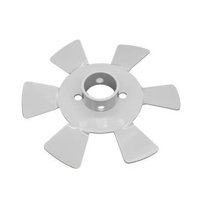 China Cooler low plastic plastic injection production impeller column ventilator fan PEDS radiator blade factory for sale