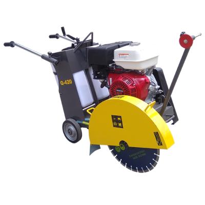 China Construction worksÂ   400MM Saw Blade Loncin Gasoline EPA Engine Manhole Cover Road Cutting Machine for sale