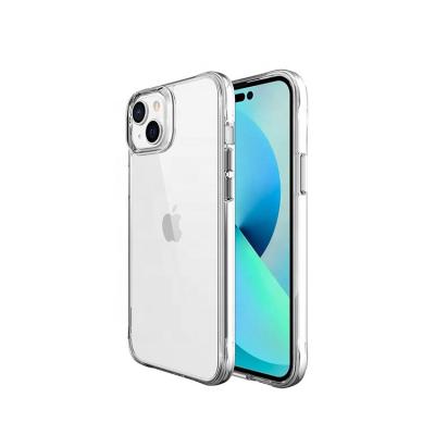 China New Design Shockproof Phone Case TPC Transparent Wireless Charging Clear Phone Case For iPhone 14 13 Mobile Phone Case for sale