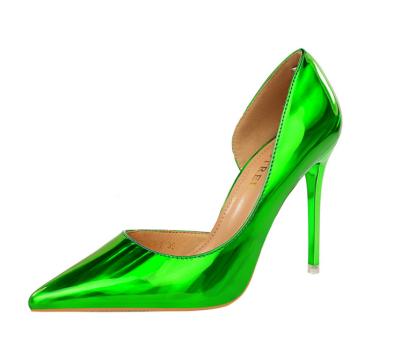 China 2021 latest style fashion high heel women's dress stiletto pumps pointed toe high heels shoes ladies for sale