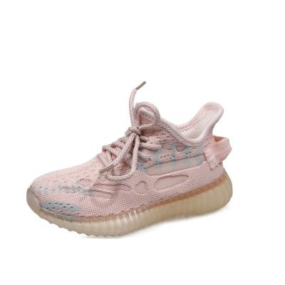 China 2021 New Breathable Children Shoes YEEZY Brand Fashion Children's Breathable Casual Shoes for sale