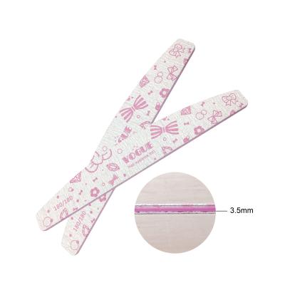 China Acrylic/gel/nature Taiwan manicure OEM 5307 double side sandpaper high quality custom nail files for sale