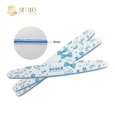 China 5310 Acrylic/Gel Nail Made in Taiwan Professional Manicure Sandpaper Double Side Nail File for sale