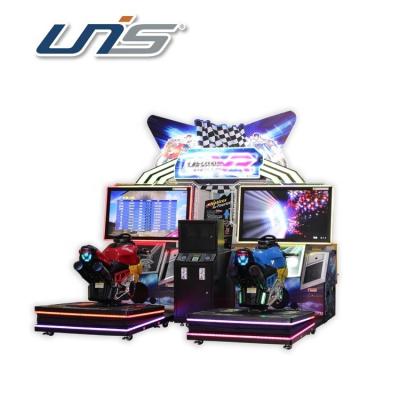 China Ultra Coin Operated Moto VR Virtual Reality Machine Amusement Game W2152xD2656xH2367(mm) for sale