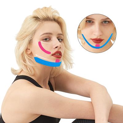 China Unisex Kinesiology Tape For Face Tape Wrinkle Reducer V Line Face Lift Tape for sale