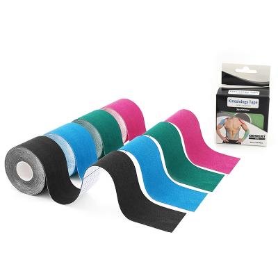 China Strengthen and relax the muscle; Reduce Injury And Pain Rock Tape Kinesiology Tape High Quality Sports Tape Waterproof Breathable Elastic Kinesiology for sale