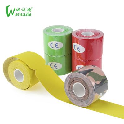 China Pre-Cut Elastic Musle Pain Relief Sports Tape Pain Relief Kinesiology Tape for Knee, Elbow and Shoulder Muscle Pain for sale